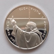 10zł 1997r Jan Paweł II Eucharystia i wolność Mennicza
