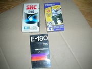 Zestaw. 3 kasety  VHS
