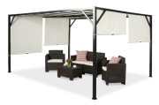Pergola tarasowa metalowa ogrodowa 3x4m