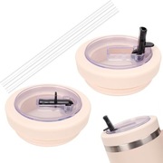 AKCESORIA DO KUBKA STANLEY 2 POKRYWKI 2 SŁOMKI DO KUBKÓW 1200ml WIECZKO