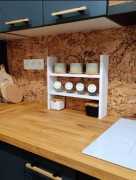 Półka kuchenna na przyprawy/regał ikea nowy biały 