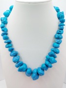 Naszyjnik: Turkmenit – Egzotyczne Bryłki (Nugety) – 45 cm