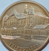 Medal , NRD 1200 Lat miasta BAD SALZUNGEN 775-1975 , 40 mm 