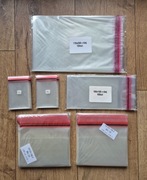 Woreczki celofanowe 6x8 10x15 15x25 17x25 zaklejane z klejem