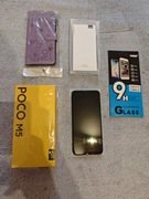 Pocophone POCO M5 4GB / 64GB + Szkło + Etui, Gwarancja, Świetny Stan