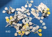 SCRAPKI KRAKÓW gałązki 75 szt. mix kolorów (K43)