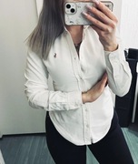ralph lauren biała koszula xxs 32
