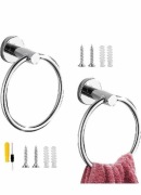 Pierścień na ręczniki cirque chrome towel ring