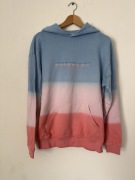 Givenchy ombre niebieski różowy koralowy bluza rozmiar M designer luxury