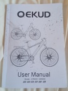 Rower elektryczny Qekud 250w 13ah 27,5 cal.