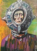 „Astronauta z Lęku i Stali” obraz 70x50cm