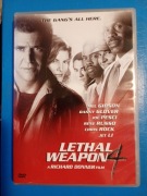 [DVD] ZABÓJCZA BROŃ 4 [ M. Gibson D. Glover R. Russo J. Pesci Ch. Rock ]