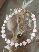 Bransoletka z masy perłowej i pereł 