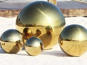 DUŻA KULA ZE STALI NIERDZEWNEJ, 50cm, Dekoracja ogrodowa, imprezy, BAŃKA