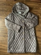 Jesienna pikowana kurtka ciemnobeżowa XL/XXL/XXXL