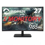 2 x ACER AOPEN 27HC5R PBIIPX 27", 165Hz, gamingowe + 2 x kable Hdmi 3m