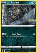 Pokemon TCG - Alolan Rattata (PGO041) Pokemon GO