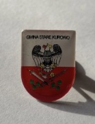 Herb gmina Stare Kurowo przypinka pin odznaka wpinka