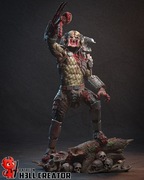 Figurka druk 3D żywica " h3LL Creator - Predator - F1313 " - 252 mm