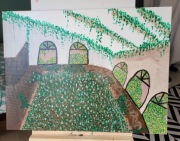 Obraz martwa natura farby akrylowe