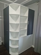 Szafa narożna garderoba