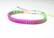 Bransoletka sznurkowa kolorowa