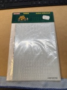 Zestaw kalkomanii 1:48 amerykańskie cyfry białe