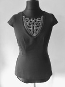 Elegancka bluzka z koralikami ORSAY roz. M