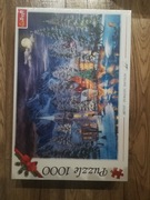 Zestaw Puzzle Castorland Anioł 1000 Trefl Świąteczna atmosfera 1000