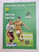 Górnik Łęczna - GKS Dospel Katowice 2003/04 program meczowy