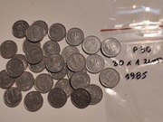 zestaw 1 złoty  30x 1985 rok PRL