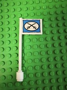 Lego 3596pb05 flaga na maszcie Legoredo Western 6769 6762