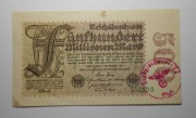 Stary banknot 500 Milionen Marek 1923 rzadki
