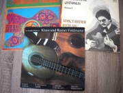 Utwory muzyczne na gitarę klasyczną - trzy płyty winylowe w jednej cenie