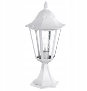 Lampa zewnętrzna słupek ogrodowy Eglo E27 47 cm biały