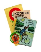 ZESTAW PAMIĄTEK PRL KODEKS MŁODY ROWERZYSTA ROMET WIGRY 3 BYDGOSZCZ 