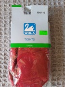 Okazja!Rajstopy dziecięce"Wola"z rozm.104/110,1szt.Nowe.Kol.czerwony.