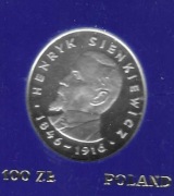 100 ZŁ H. SIENKIEWICZ - LUSTRZANKA dostawa GRATIS HS.01. 