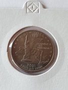 USA 25 centów Nowy Jork Statua Wolności 2001r.  stan menniczy