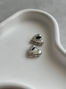 Srebrne serduszka kolczyki s925