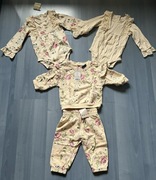 Zestaw body bluza spodnie w kwiaty Lupilu r 74/80 jak Newbie