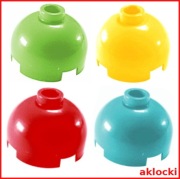 LEGO 553/30367 KOPUŁA góra 2x2 czerwony śr.lazurowy limonka żółty - 1 szt