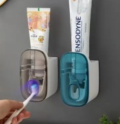 Dozownik Pasty do Zębów | Montaż na Ścianie | Uchwyt na Szczoteczki