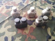 Komplet oliwiarek do broni. 