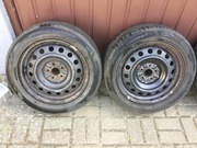 Koła felgi stalowe Toyota 5x100 4 sztuki opony letnie 205/55R16