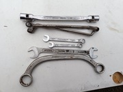 Klucze calowe 7 sztuk Stahlwille, Bahco, Matador, Biltema, Bedford