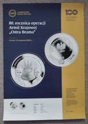 Folder Ogłoszenie do 10 zł 80 rocznica operacji ARMII KRAJOWEJ „OSTRA BRAMA