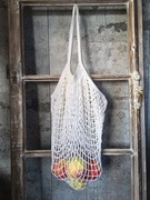 SIATKA PRL PARYŻANKA EKO RĘCZNIE ROBIONA BAWEŁNA 