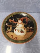 Talerz z bałwankiem 