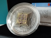 VAIROCHANA BUDDHA MANDALA Archeology Symbolism Colored 3 Oz Mongolia 2022